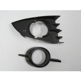 Resim 2007-2009 Renault Scenic Iı- Sis Lamba Kapağı Sağ Sis Delikli Siyah Dış Çerçevesi Siyah 2parça Tw Adet Oem No:7701208643 