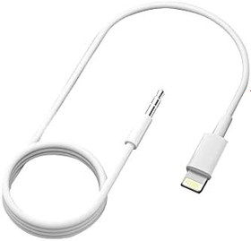 Resim Araç Ses Aksesuarı iPhone AUX Kablosu [MFi Sertifikalı] Lightning Jack - 3.5mm Kablo, iPhone13/13 PRO/SE/12/12 Pro/11/11PRO/XS/XS/XR/8/7/Ev/Kulaklık/Araç Radyosu, A-893 ile uyumlu 