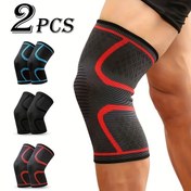 Resim 2 adet Kaymaz Elastik Dizlik Kompresyon Kollukları Erkekler ve Kadınlar için - Spor Dizlik Destekleri Koşu, Basketbol, Ağırlık Kaldırma, Spor Salonu, Egzersiz için - Nefes Alabilen Kumaş Dizlik Pedleri - Spor Ekipmanları için İdeal 
