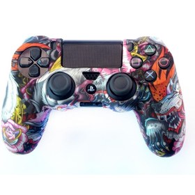 Resim Konsol İstasyonu Playstation 4 Desenli Kol Koruyucu Silikon Kılıf 7p4 