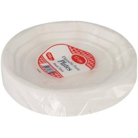 Resim MERT AMBALAJ 100 Adet Plastik Tabak 100 Çatal 100 Karton Bardak 