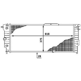 Resim Esse Oto - Vectra A Su Radyatörü Klimalı 90-95 Bhr Cr 440 000s 1300133 