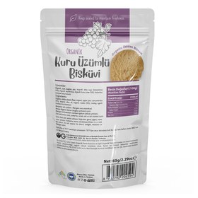 Resim OG NATURAL Organik Üzümlü Bisküvi 65g 