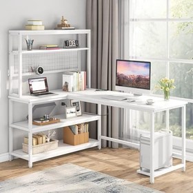 Resim 8911 140 Cm Oyuncu Masası Çalışma Masası Bilgisayar Masası Ders Laptop Beyaz 