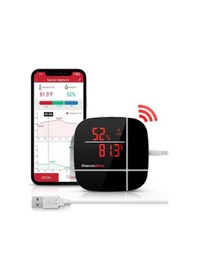 Resim ThermoPro TP90 WiFi App Kontrollü Sıcaklık ve Nem Termometresi 