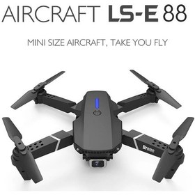Resim E88 Pro Rc Drone 4k Hd Kamera Katlanabilir Wıfı Fpv Yüksek Performans Siyah Kumandalı Geniş Açı Profesyonel Ufak 
