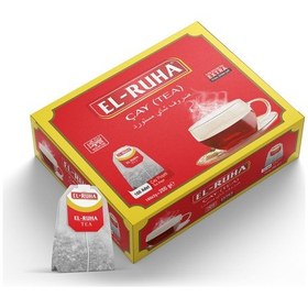 Resim El-Ruha Ceylon Extra İthal Demlik Poşet Siyah Çay 100 x 2 G 