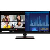 Resim Lenovo Thinkvision P34W-20 3440X1440 Geniş Ekran Q Led Monitör 