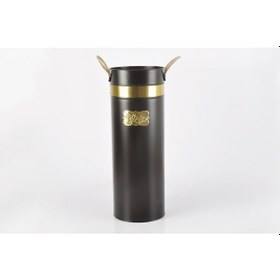 Resim Dekoratif Metal Şemsiyelik Hasır Kulplu Siyah Diğer 