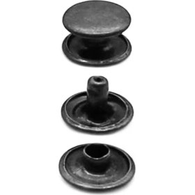 Resim Hapshoe 9 mm 33,5 No Siyah Oksit Renk 30 Adet Perçin Rivet 