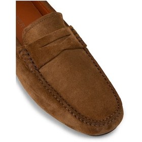 Resim Deery Erkek Hakiki Süet Taba Rengi Penny Loafer - E0920mtbac01 