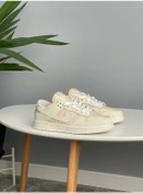 Resim Nike Dunk Low Lace Lımıted Edıtıon Kadın Sneaker Ayakkabı-sportxoutlet Bej 