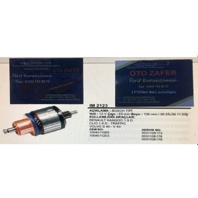 Resim Im2123 Marş Kollektörü Renault Kangoo 1.9 D Traffıc Volvo S40 V40 