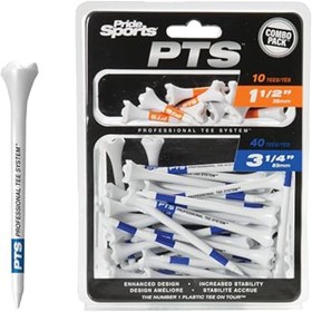 Resim GARENTAS 50'li Paket Pride Golf Tee, Plastik Golf Tişörtleri 