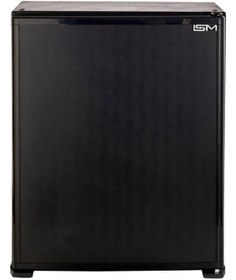 Resim ISM Mini Buzdolabı 40 Litre Sessiz Çalışan Siyah Otel Tipi Minibar Şarap&İçecek Soğutucu 