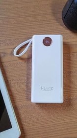 Resim HEARTZ H004 20000 mah power bank PD 30W ve USB 22.5W FAST HIZLI ŞARJ DAHİLİ TYPE C VE LİGHTNİNG KABLOLU DÜNYA STANDARTLARINA UYGUN POLYMER BATARYA BİREBİR AMPER LCD GÖSTERGELİ POWERBANK 