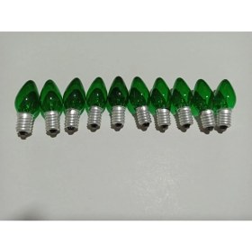 Resim Hagiki (10 Adet) Yeşil Renkli E14 Mum Ampül Tuz Lambası ve Gece Lambası Ampulü Yeşil (10 Adet) 