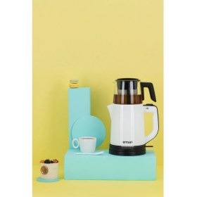 Resim Pratik Beyaz Çay Makinesi, Şık ve Kolay Kullanım, Dayanıklı Tasarım 