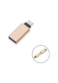 Resim Usb 3.1 Type-c Otg Çevirici Metal Aparat 