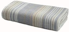 Resim Pamuklu 4 Mevsim Çift Kişilik Battaniye, 180x220 cm,%70 Pamuk%30 Polyester (gri) 