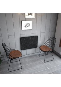 Resim Asratrend Duvara Monte Masa Çalışma Yemek Masası Duvardan Asra Trend Dmm-12 