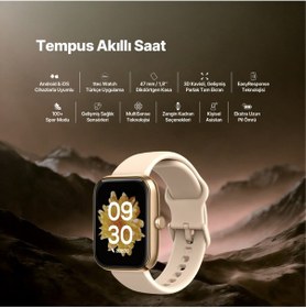 Resim Ttec 2S09WS Tempus 47 MM Dikdörtgen Kasa Akıllı Saat 