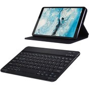 Resim Microcase Ipad Pro 12.9 2020 2in1Uyumlu Set Alfa Book Case Deri Standlı Kılıf + Bluetooth Klavye - Al81112 