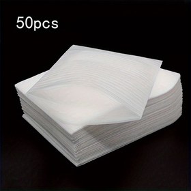 Resim 50 Adet/paket 15*20cm Beyaz Anti-statik Şok Emici İnci Pamuk Köpük Torba EPE İnci Pamuk Su Geçirmez Sarf Malzemeleri 
