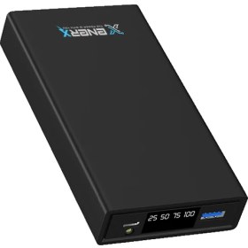 Resim Enerx Powerbank 20000 mAh 22.5 Watt LED Göstergeli ENR-P2025DT Siyah 