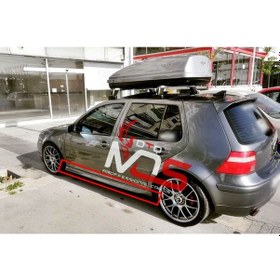 Resim Vw Golf Mk4 Aero Marşpiyel Tk Fiberglass Boyasız 