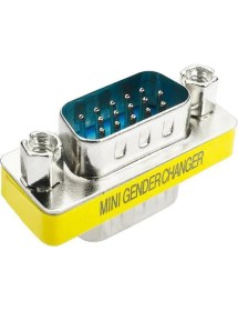 Resim Elektromer 15 Pin Erkek-Erkek Changer Çevirici Konnektör 