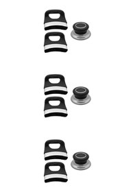 Resim Siyah Tencere Tava Kulp Seti 3'lü Set Sap Kulp Tutamak Seti Tencere Sapı 3 Adet Set 