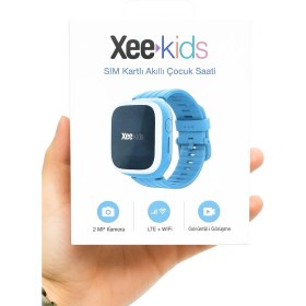 Resim Xee Kids 4g Lte Wi-Fi Destekli Sım Kartlı Akıllı Çocuk Saati – Görüntülü Görüşme, 2 Mp Kamera, Gps Takip, Suya Dayanıklı 