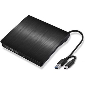 Resim Apera Ga71 Taşınabilir CD DVD Yazıcı ve Okuyucu 5Gbps Aktarım Hızı External USB 3.0 ve Type-C Arayüz 
