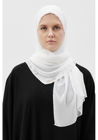 Resim Altobeh Düz Şifon Şal Ekru 