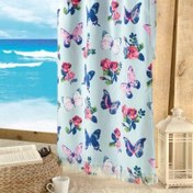 Resim Maxstyle Butterflies Kadife Plaj Havlusu 70x160 Cm 