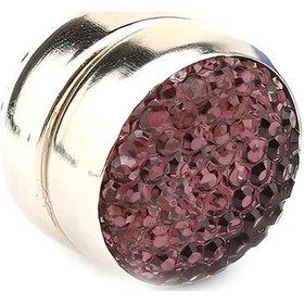 Resim Taşlı Eşarp Şal Mıknatısı Gül Kurusu Gül Kurusu 