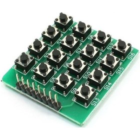 Resim Motorobit-4X4 Push Buton Keypad 