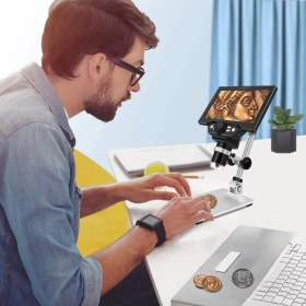 Resim Özgürce Dijital Mikroskop 1000X, Kayıt ve Görüntü Özelliği, Cilt Bakım Aleti 