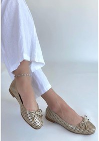 Resim Biçomi Icar Bej Cilt Babet Ayakkabı Çok Renkli 