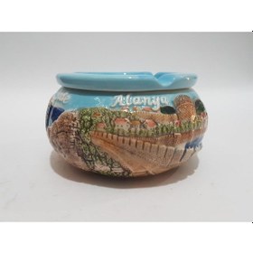 Resim Kabartmalı Seramik Küllük Sürpriz Hedie 