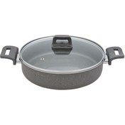 Resim Mehtap Granit Karnıyarık Tenceresi - Gri - 28 cm 