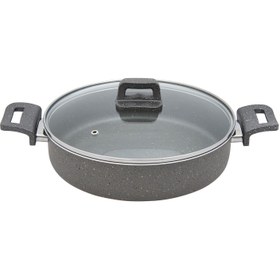Resim Mehtap Granit Karnıyarık Tenceresi - Gri - 28 cm 