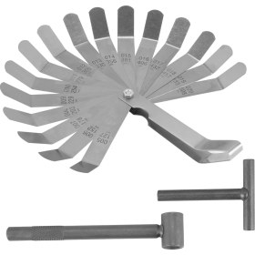 Resim Quueppty 3 Adet Motor Supap Vidası Ayarlama Anahtarı Aleti Supap Boşluğu Ayarlama Aletleri + Feeler Ölçer 0,005 - 0,020 Inç (Yurt Dışından) 