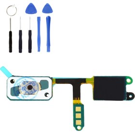 Resim Telefon Kulübesi Samsung J4 J400 Uyumlu Home Tuş Bordu + Tamir Seti Gold 