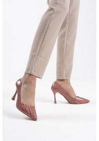 Resim Etiler Collection Harper Kadın Somon Kroko Rugan Stiletto Somon 