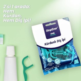 Resim Stopever Nane Ferahlığı Kürdanlı Diş İpi 50 Adet (1 X 50 Adet) 