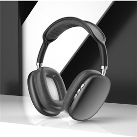 Resim LESGO P9 Pro Max Kablosuz 5.0 Mikrofonlu Bluetooth Kulaklık 