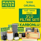 Resim Renault Clio 3 1.5 Dci Mann-Filter Filtre Bakım Seti 2005-2012 3K 553118797 