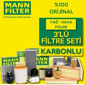 Resim Renault Clio 3 1.5 Dci Mann-Filter Filtre Bakım Seti 2005-2012 3K 553118797 